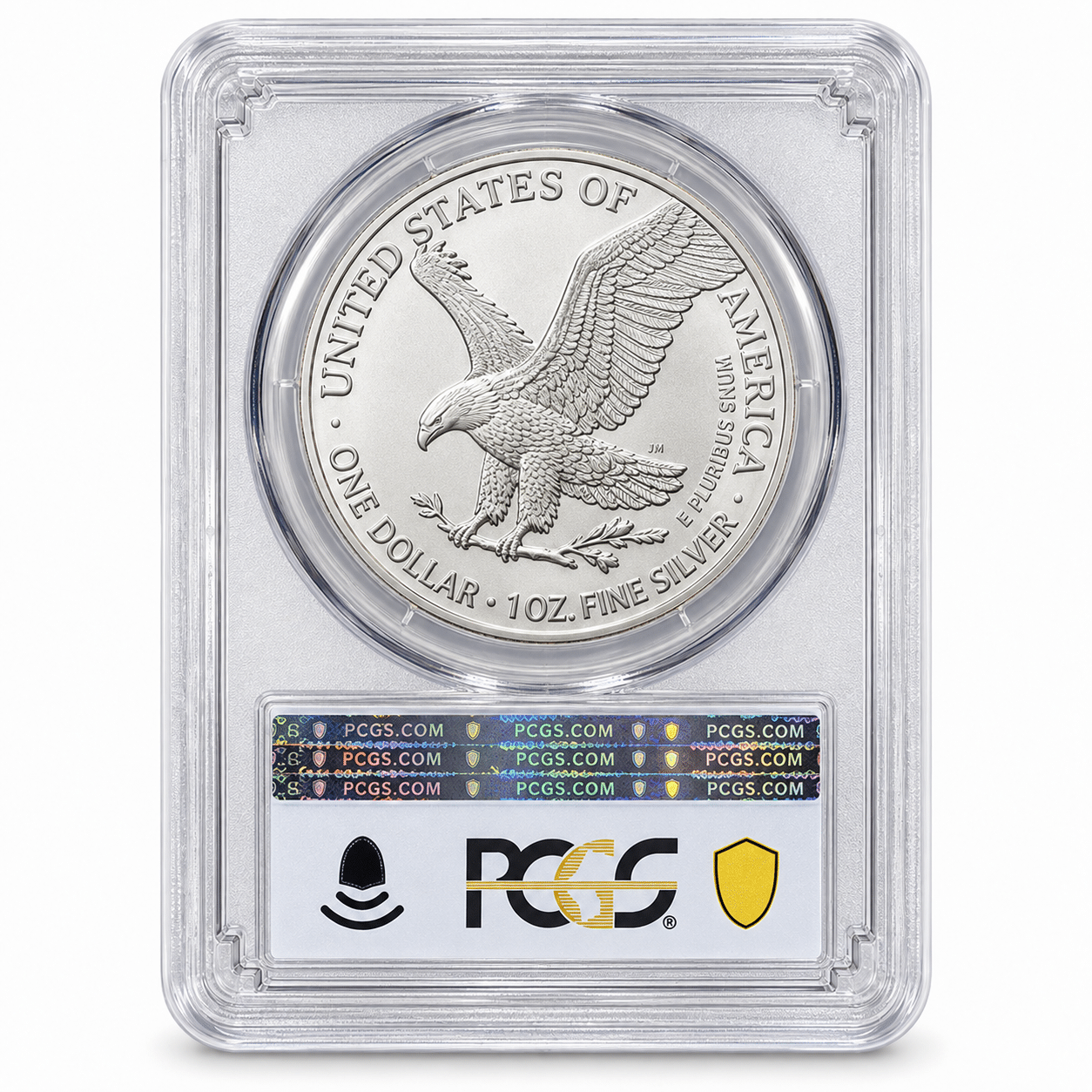 1 OZ AMERICAN SILVER EAGLE PCGS MS69 YEARS OF OUR CHOICE - Image 2