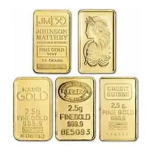 2.5 GRAM GOLD BAR RANDOM TYPE