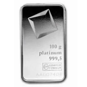 100 GRAM PLATINUM BAR