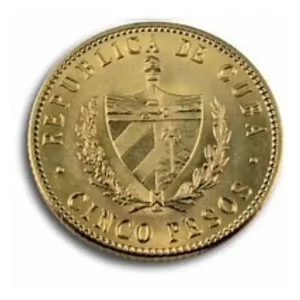 5 PESO CUBAN GOLD COIN
