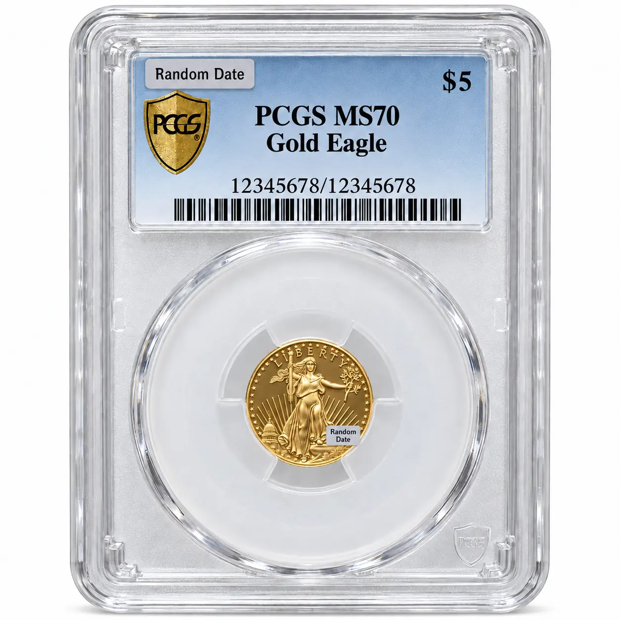 1/10 OZ AMERICAN GOLD EAGLE PCGS70