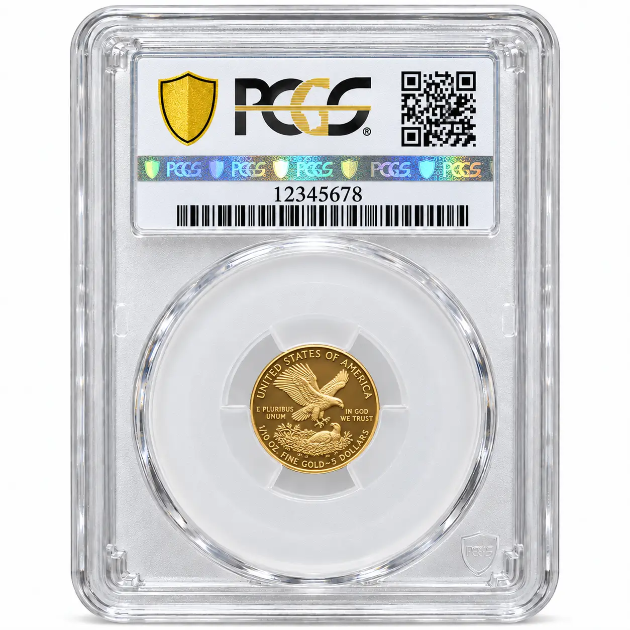 1/10 OZ AMERICAN GOLD EAGLE PCGS70 - Image 2