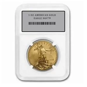 1 OZ AMERICAN GOLD EAGLE NGC70