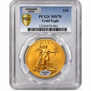 1 OZ AMERICAN GOLD EAGLE PCGS70