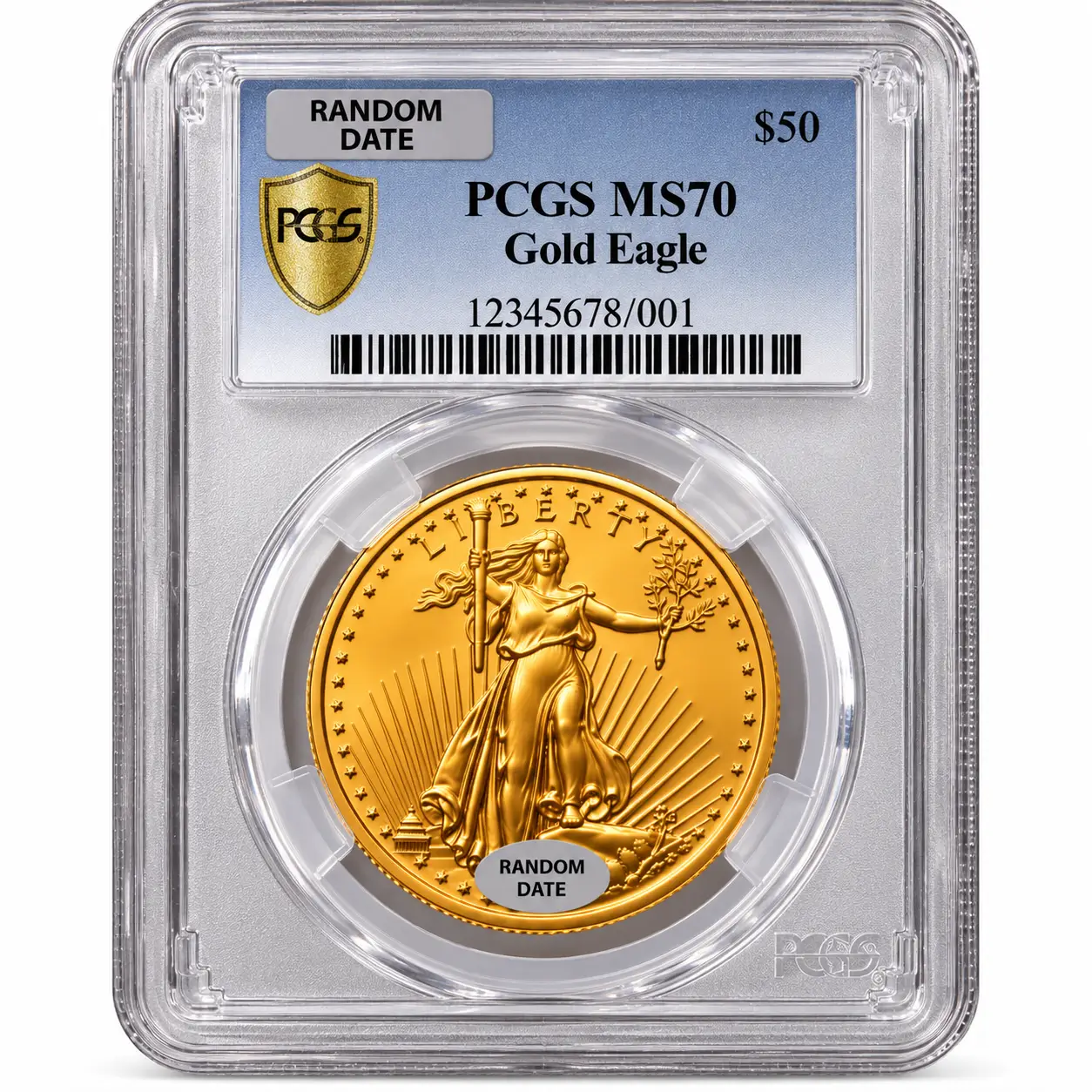 1 OZ AMERICAN GOLD EAGLE PCGS70