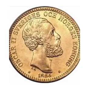 SWEDISH 20 KRONER GOLD