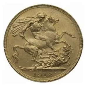 ENGLISH GOLD SOVEREIGN KING