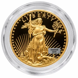 1/10 OZ AMERICAN GOLD EAGLE PROOF (CAPSULE ONLY)