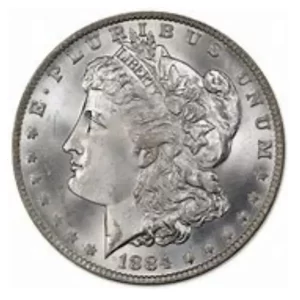 1884-O AMERICAN SILVER MORGAN DOLLAR BU