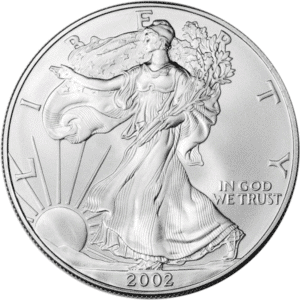 2002 1 OZ AMERICAN SILVER EAGLE
