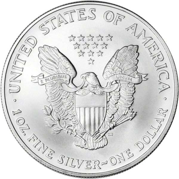 2002 1 OZ AMERICAN SILVER EAGLE - Image 2