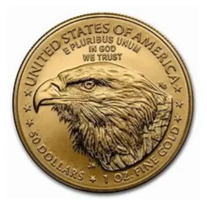 2021 W 1 OZ GOLD EAGLE TYPE 2 BURNISHED WITH OGP