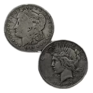 AMERICAN SILVER DOLLAR – DAMAGED