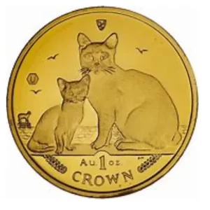 1 OZ GOLD CAT ISLE OF MAN