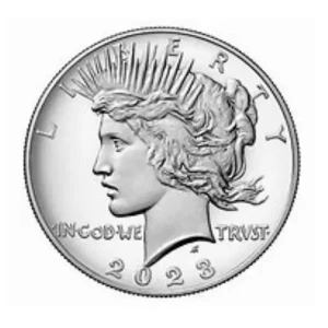 2023 PEACE SILVER DOLLAR PROOF PCGS PR70 FD ANN LABEL