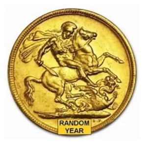 ENGLISH GOLD SOVEREIGN KING EDWARD