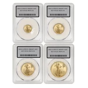 2024 4-PIECE PROOF AGE SET PCGS PR70 FS