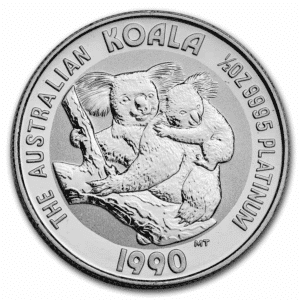 1/2 OZ AUSTRALIAN PLATINUM KOALA