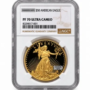 1 OZ AMERICAN GOLD EAGLE NGC70 PROOF