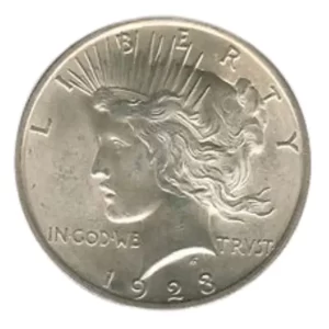 1923 S $1 U.S. SILVER PEACE BU