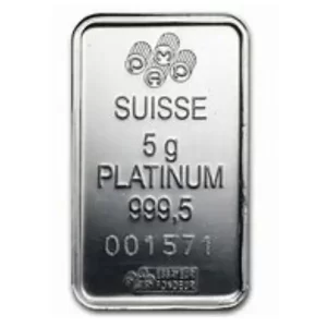 5 GRAM PLATINUM BAR