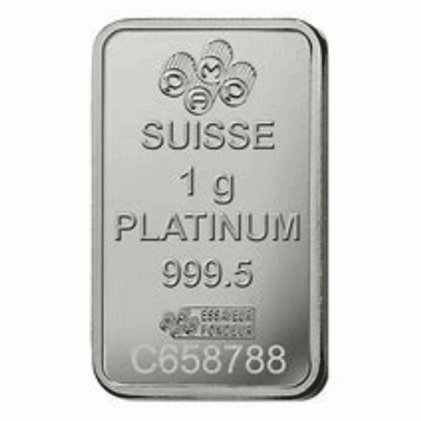 1 GRAM PLATINUM BAR