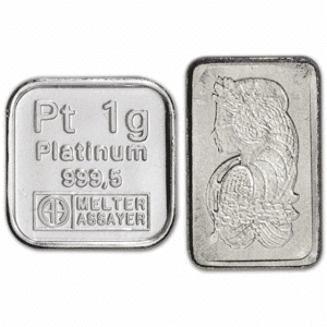 1 GRAM PLATINUM BAR
