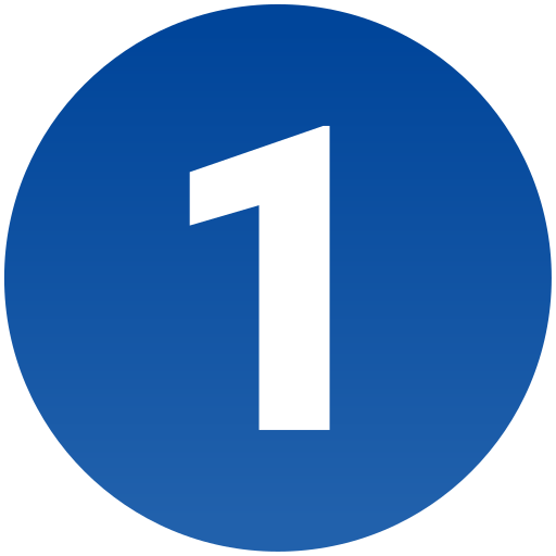 1 Number Icon