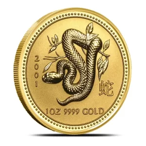 1 OZ GOLD AUSTRALIAN SNAKE