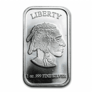 1 OZ SILVER BUFFALO BAR SILVERTOWNE