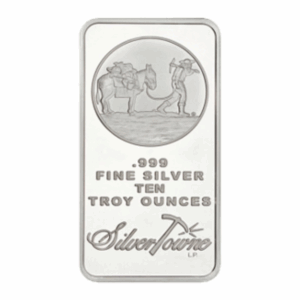 10 OZ SILVER BAR PROSPECTOR SILVERTOWNE