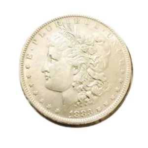 1883 AMERICAN SILVER MORGAN DOLLAR BU