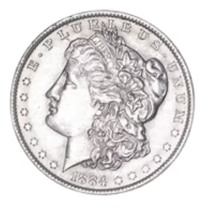 1884 $1 SILVER MORGAN BU