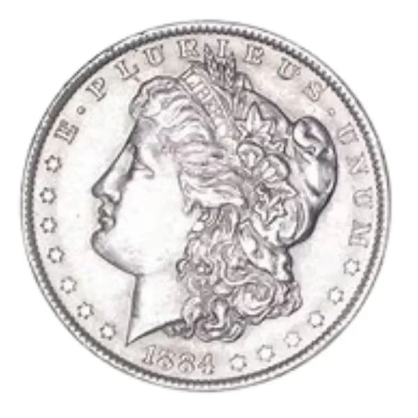 1884 $1 SILVER MORGAN BU