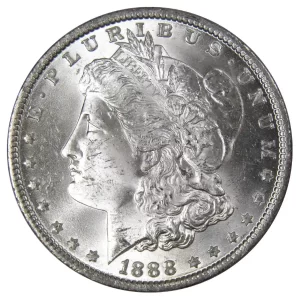 1888 $1 SILVER MORGAN BU