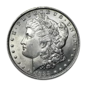 1888 MORGAN SILVER DOLLAR NGC BU G.T. MORGAN LABEL