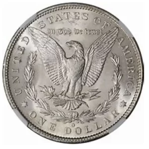 1888-O MORGAN SILVER DOLLAR NGC BU G.T. MORGAN LABEL
