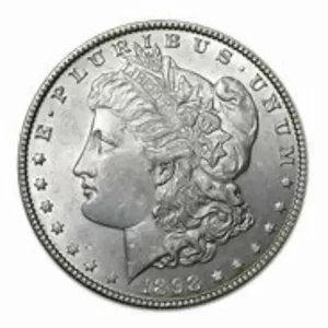 1898 AMERICAN SILVER MORGAN DOLLAR BU
