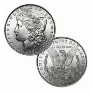 1903 AMERICAN SILVER MORGAN DOLLAR BU