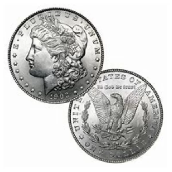 1903 AMERICAN SILVER MORGAN DOLLAR BU