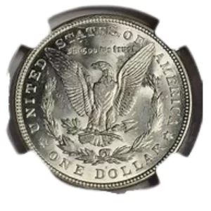 1921 AMERICAN SILVER MORGAN DOLLAR NGC64