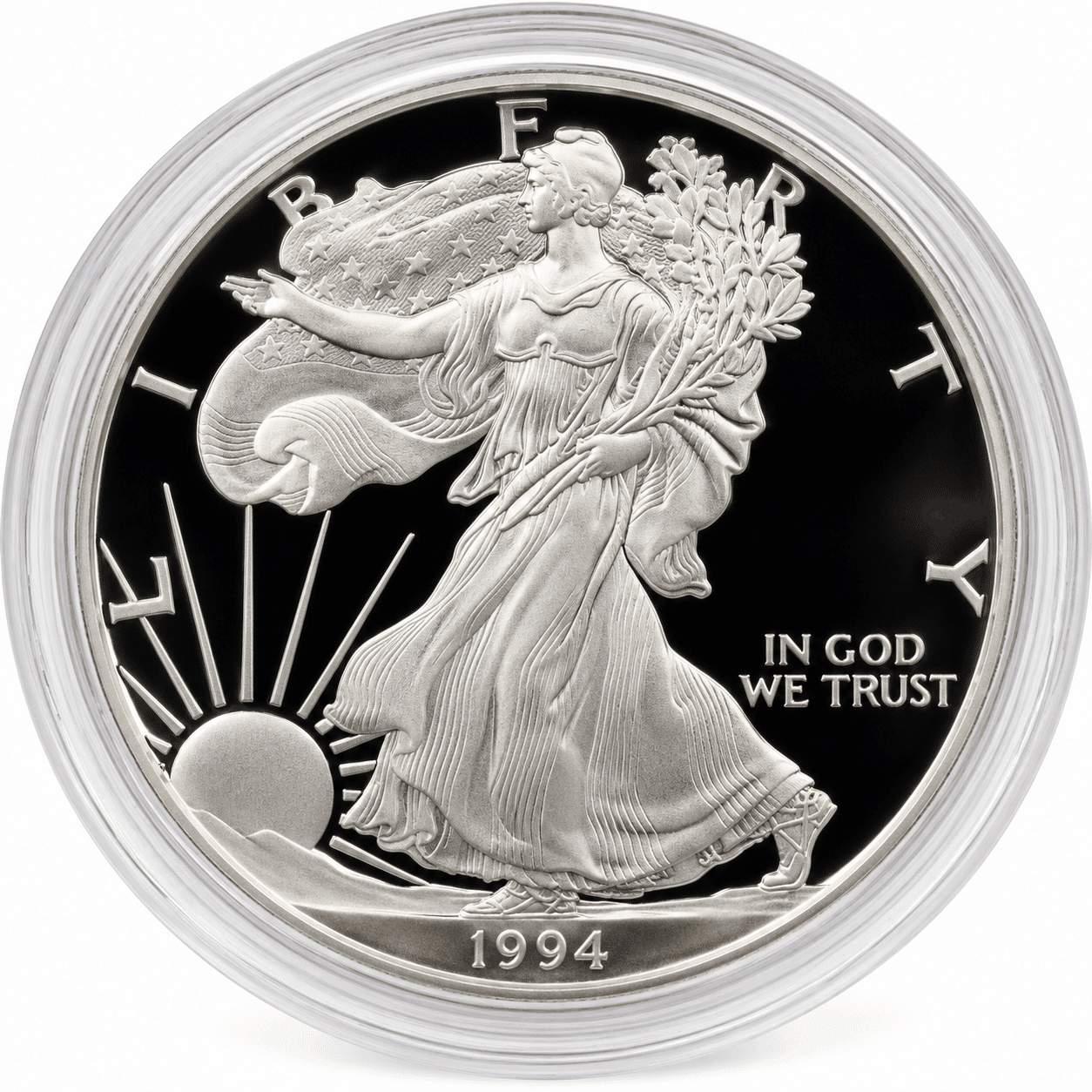 1994 1 OZ AMERICAN SILVER EAGLE PROOF