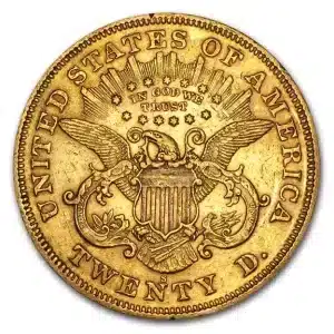 $20 US GOLD LIBERTY TYPE 2 XF
