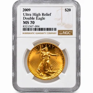 2009 1 OZ AMERICAN GOLD EAGLE NGC70 ULTRA HIGH RELIEF