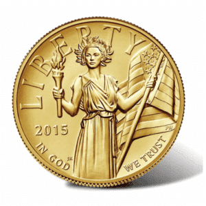 2015 1 OZ GOLD AMERICAN LIBERTY NGC MS70 HIGH RELIEF