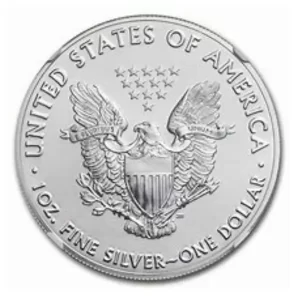 2016 1 OZ AMERICAN SILVER EAGLE NGC69