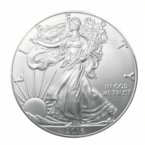 2016 1 OZ AMERICAN SILVER EAGLE W MINT MARK
