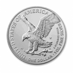 2022 W $1 U.S. SILVER EAGLE BU BURNISHED