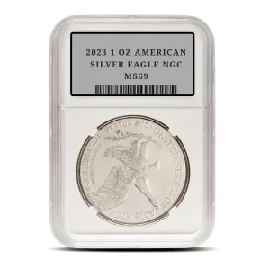 2023 1 OZ AMERICAN SILVER EAGLE NGC MS69