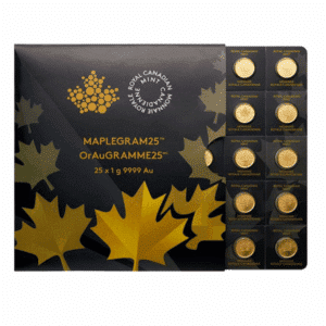 25 GRAM GOLD MAPLEGRAM